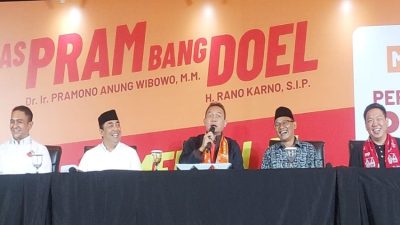 Pramono-Rano Sabet Kemenangan Pilkada Jakarta dalam Satu Putaran