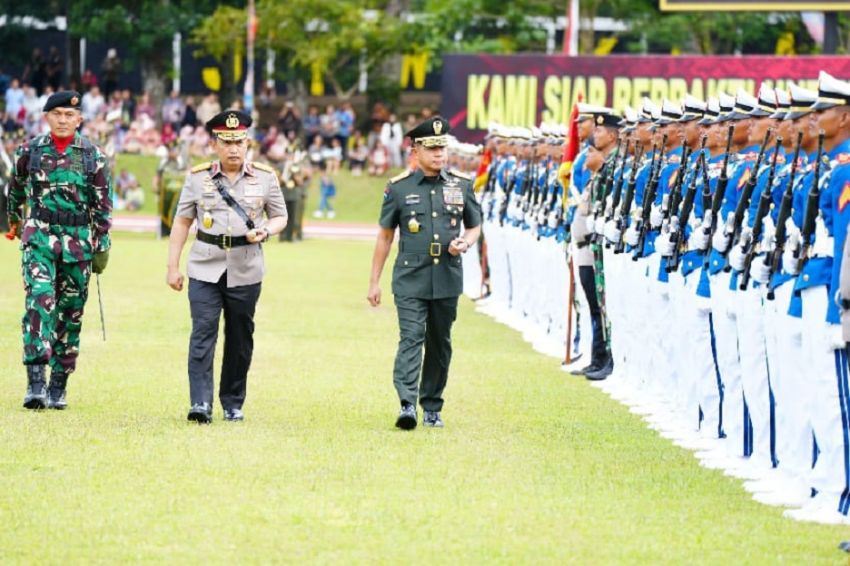 Panglima TNI dan Kapolri Resmikan 1.104 Prajurit Taruna Akademi TNI dan Bhayangkara