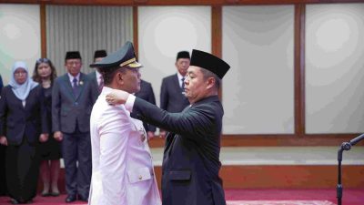 Pj Gubernur Teguh Setyabudi Melantik 7 Pejabat Eselon II, Termasuk Syaefuloh Hidayat dan Chaidir