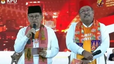 “Pramono-Rano Unggul dengan 50,11% Suara, Diikuti oleh RIDO 39,22% dan Dharma-Kun 10,67%”