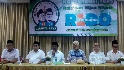 “Relawan Hijau Hitam Jakarta Raya Bersatu Mendukung Pasangan RIDO dalam Pilkada Jakarta 2024”