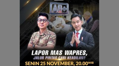 Nonton Abraham Silaban di iNews: AB+ Laporkan Mas Wapres, Cari Jalur Pintas Keadilan!