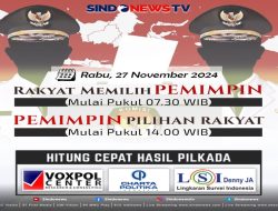 “Menyaksikan Proses Pemilihan Pemimpin oleh Rakyat di SINDONEWS TV dan SINDOnews.com Hari Ini”