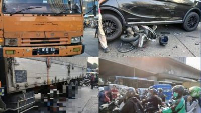 Kecelakaan Truk Tronton di Slipi Jakbar: 1 Tewas dan 4 Terluka