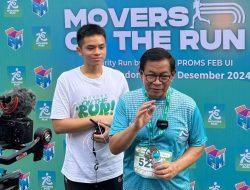 Pramono Anung Berpartisipasi dalam Lomba Lari UI Movers On the Run