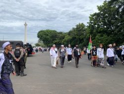 Pembubaran Aksi Reuni 212 di Monas Membuat Lalu Lintas Tersendat