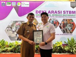 Program Sanitasi Terbaik di Kayuputih, Yayasan Wijaya Peduli Bangsa Raih Penghargaan