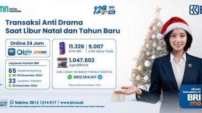 Tips agar Transaksi Tetap Lancar selama Libur Natal 2024 dengan Layanan BRI