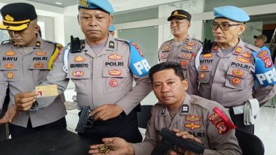 Polres Bogor Mengamankan 2 Senjata Jenis HS dalam Operasi Penyisiran Senjata Polisi