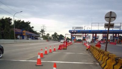 Penerapan Sistem Contraflow di Tol Jagorawi Menuju Jakarta