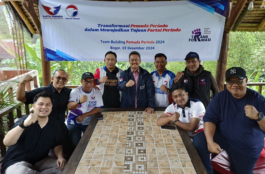 Gelar Acara Team Building di Bogor, Pemuda Perindo DPP Berharap Membangun Solidaritas Tim