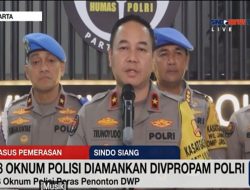 Polri Melakukan Tindakan Tegas Terhadap Polisi yang Memeras Penonton Konser DWP