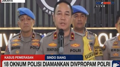 Polri Melakukan Tindakan Tegas Terhadap Polisi yang Memeras Penonton Konser DWP