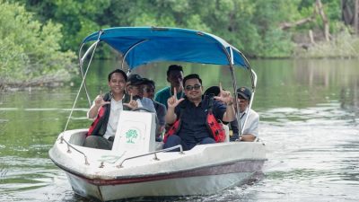 Menhut Raja Cek Kesiapan Libur Nataru di Taman Wisata Alam Angke Kapuk