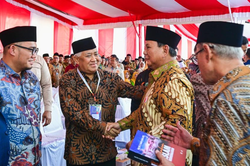 Persaudaraan Dekat: Momen Prabowo dan Din di Sidang Tanwir Muhammadiyah