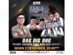 “Debat Pilgub Jakarta: Satu atau Dua Ronde? Bersama Abraham Silaban, Saksikan Malam Ini Pukul 20.00 WIB hanya di iNews”