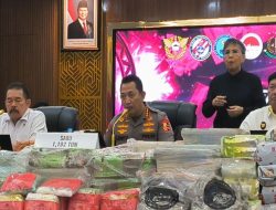 Polri Mengamankan 2 Ton Sabu dan Ganja Senilai Rp2,88 Triliun dalam Sebulan