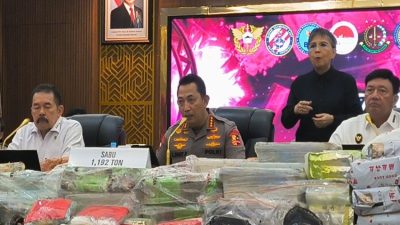 Polri Mengamankan 2 Ton Sabu dan Ganja Senilai Rp2,88 Triliun dalam Sebulan