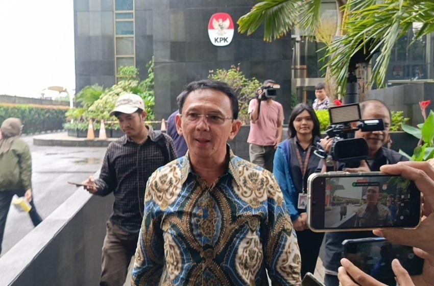 Ahok Enggan Berkomentar Tentang Penetapan Hasto Kristiyanto Sebagai Tersangka: Suruh KPK Saja