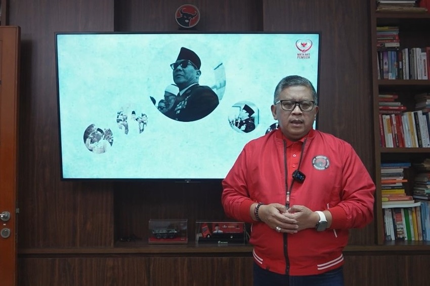 Hasto Kristiyanto Tetap Beraktivitas Seperti Hari-hari Biasanya di DPP PDIP