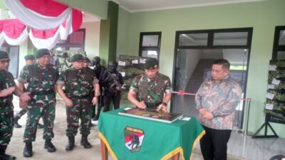 Resmikan Markas Batalyon Intai Tempur di Cikarang Bekasi oleh Pangkostrad