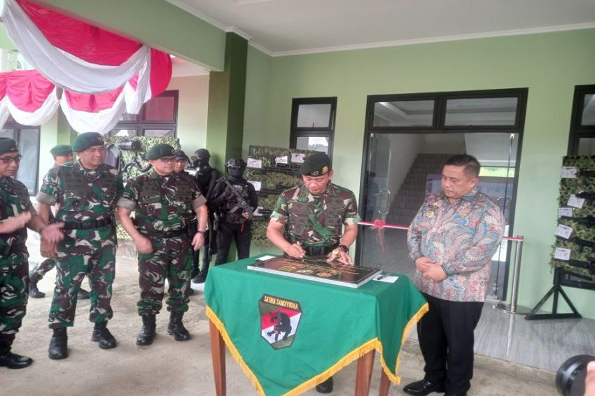 Resmikan Markas Batalyon Intai Tempur di Cikarang Bekasi oleh Pangkostrad